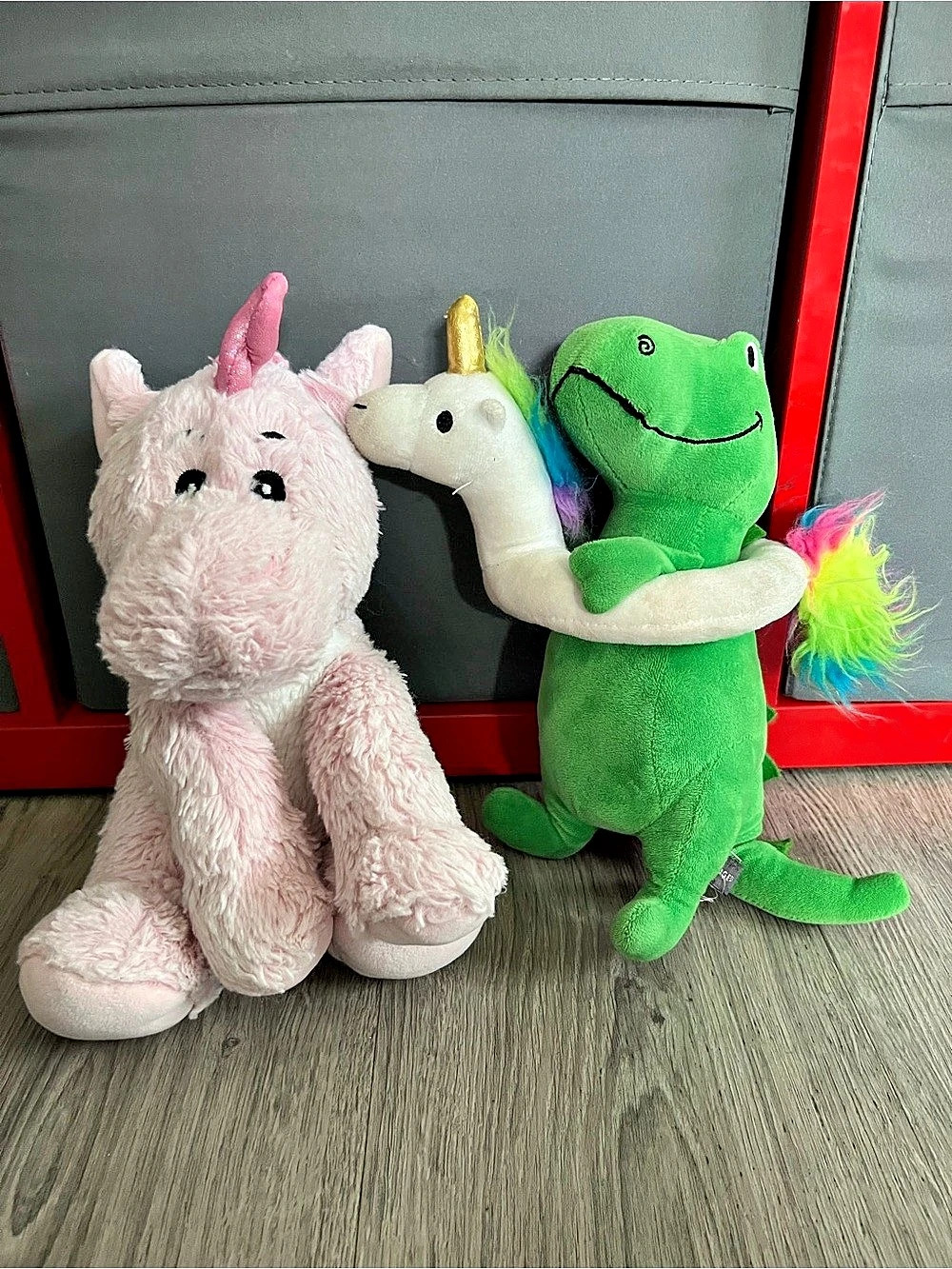 Plush Dog Toys Unicorn Dragon & Frog Set